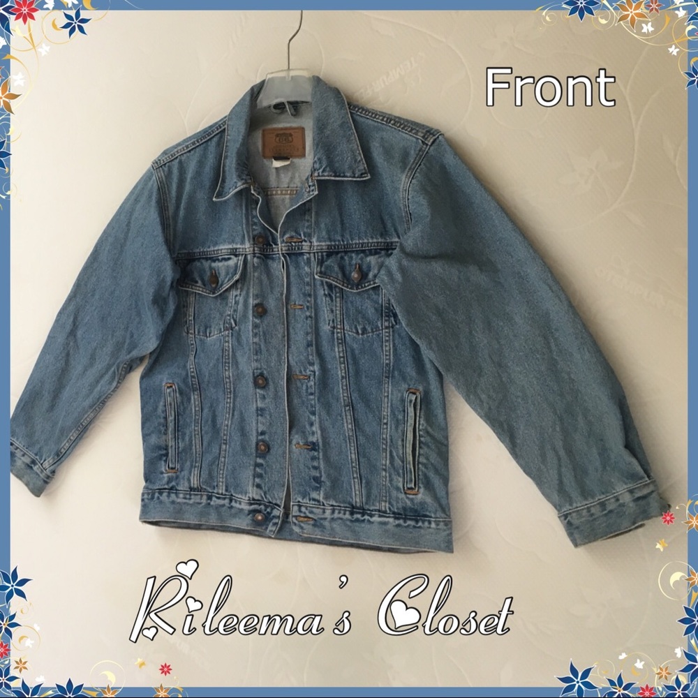 🎄Vintage Route 66 Denim Trucker Jacket ‘90s